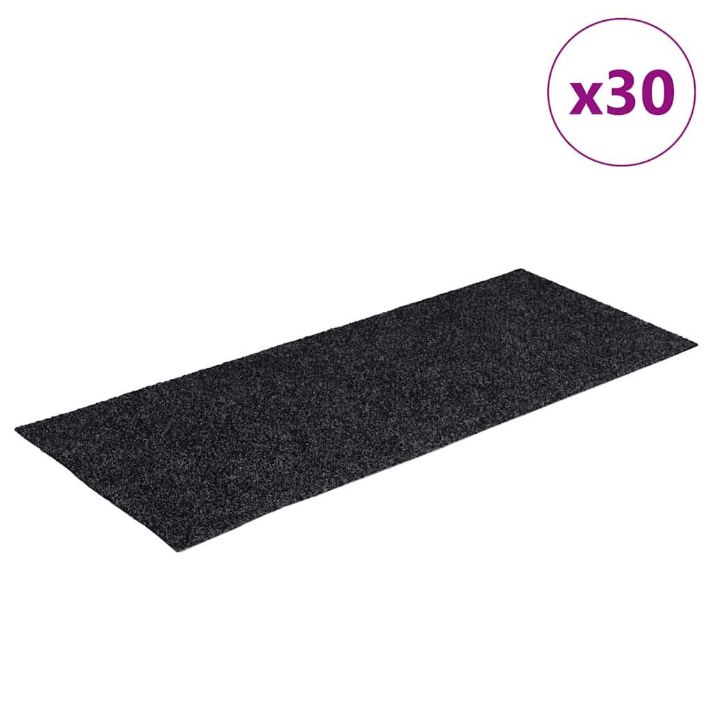 Trapmatten zelfklevend 30 stuks 60x25 cm donkergrijs rechthoekig is nu te koop bij PeponiXL, paradijselijk wonen!