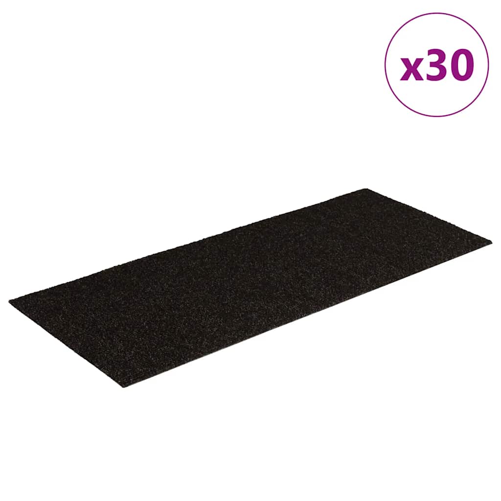 Trapmatten Zelfklevend 30 stuks 60x25 cm Donkerbruin Rechthoekig is nu te koop bij PeponiXL, paradijselijk wonen!