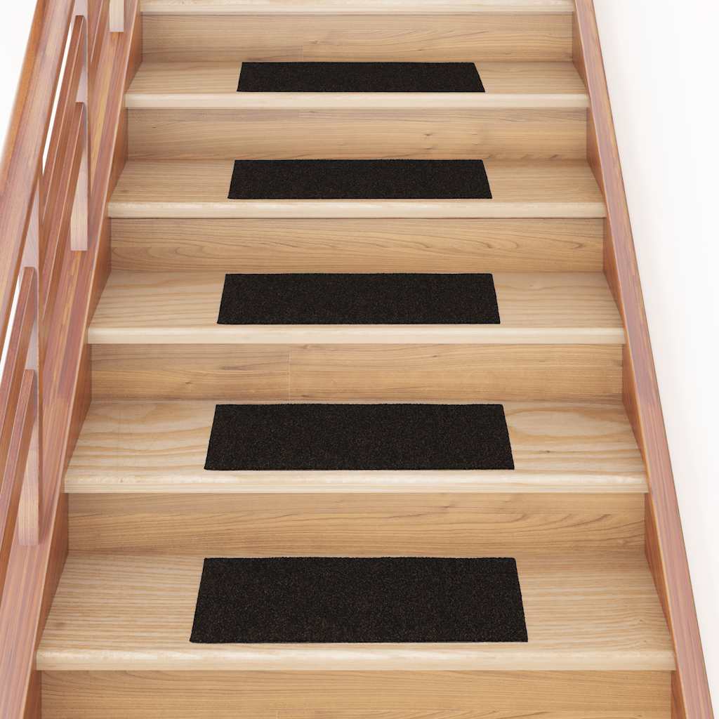 Trapmatten Zelfklevend 30 stuks 60x25 cm Donkerbruin Rechthoekig is nu te koop bij PeponiXL, paradijselijk wonen!