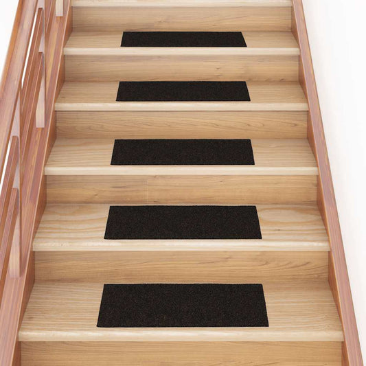 Trapmatten Zelfklevend 30 stuks 60x25 cm Donkerbruin Rechthoekig is nu te koop bij PeponiXL, paradijselijk wonen!