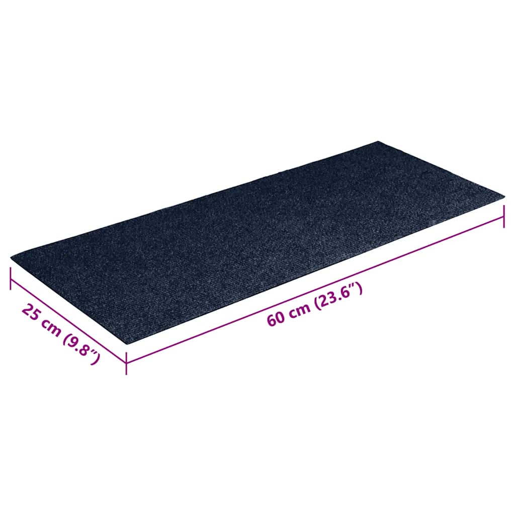 Trapmatten zelfklevend 30 stuks 60x25 cm marineblauw rechthoekig is nu te koop bij PeponiXL, paradijselijk wonen!