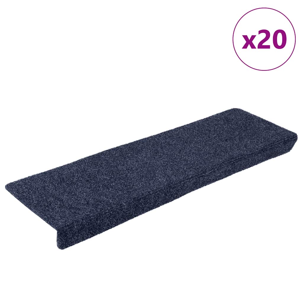 Trapmatten Zelfklevend 20 stuks 65x21x4 cm Antraciet Rechthoekige Rand is nu te koop bij PeponiXL, paradijselijk wonen!