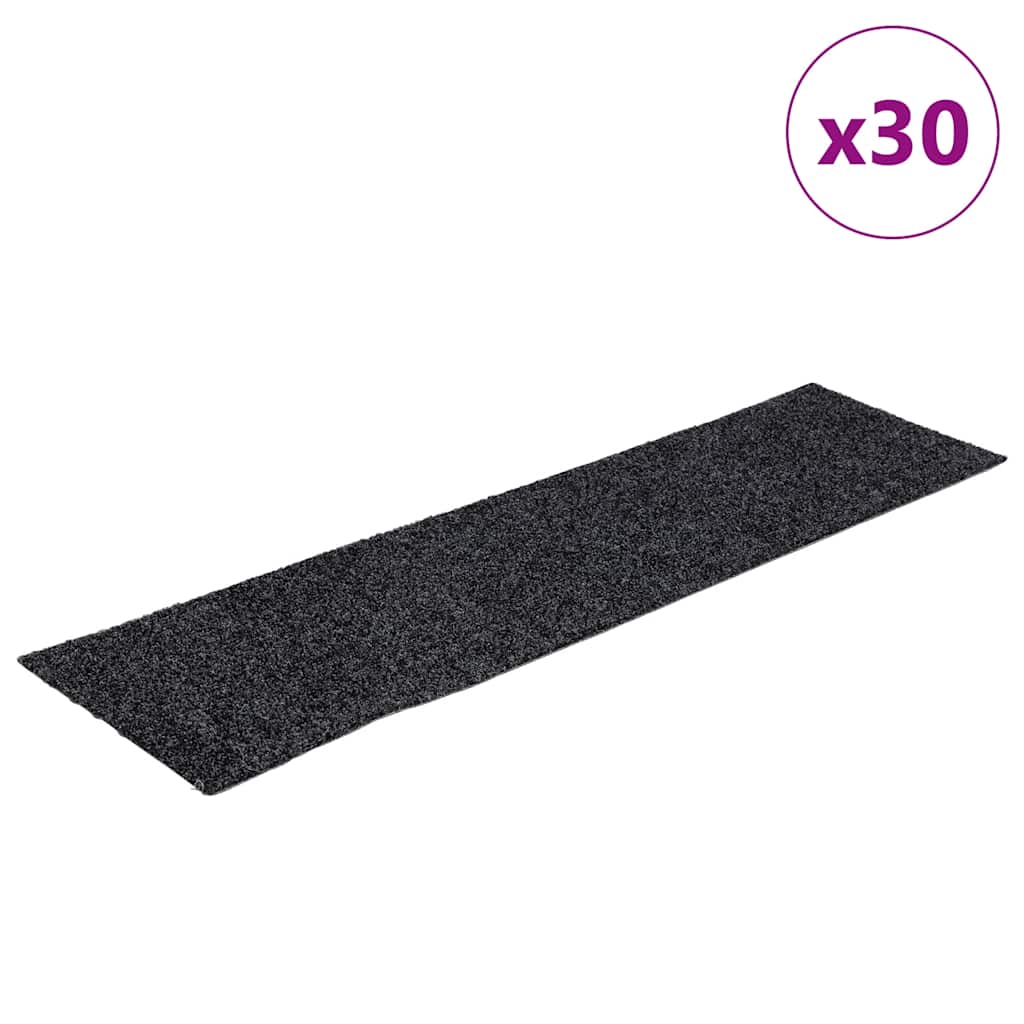 Trapmatten Zelfklevend 30 stuks 76x20 cm donkergrijs Rechthoekig is nu te koop bij PeponiXL, paradijselijk wonen!