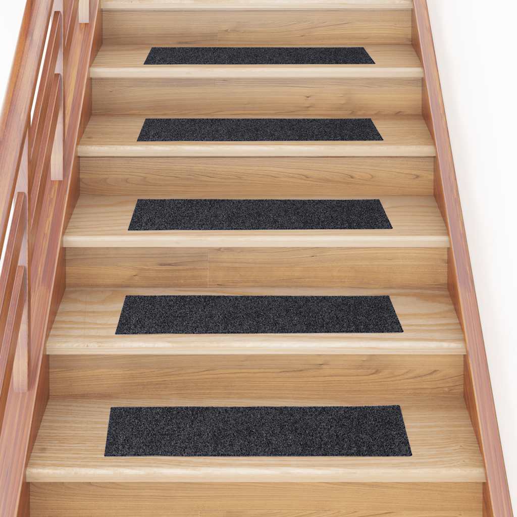 Trapmatten Zelfklevend 30 stuks 76x20 cm donkergrijs Rechthoekig is nu te koop bij PeponiXL, paradijselijk wonen!