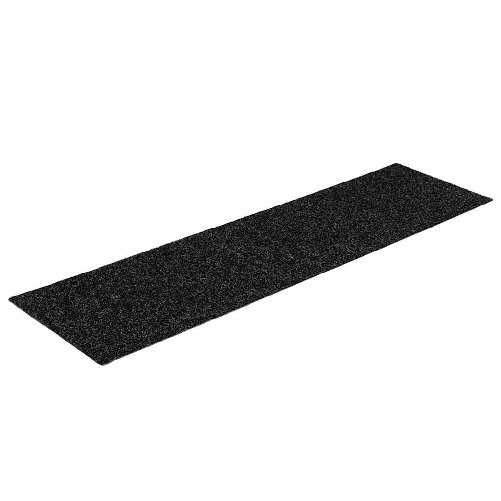 Trapmatten Zelfklevend 30 stuks 76x20 cm Zwart Rechthoekig is nu te koop bij PeponiXL, paradijselijk wonen!