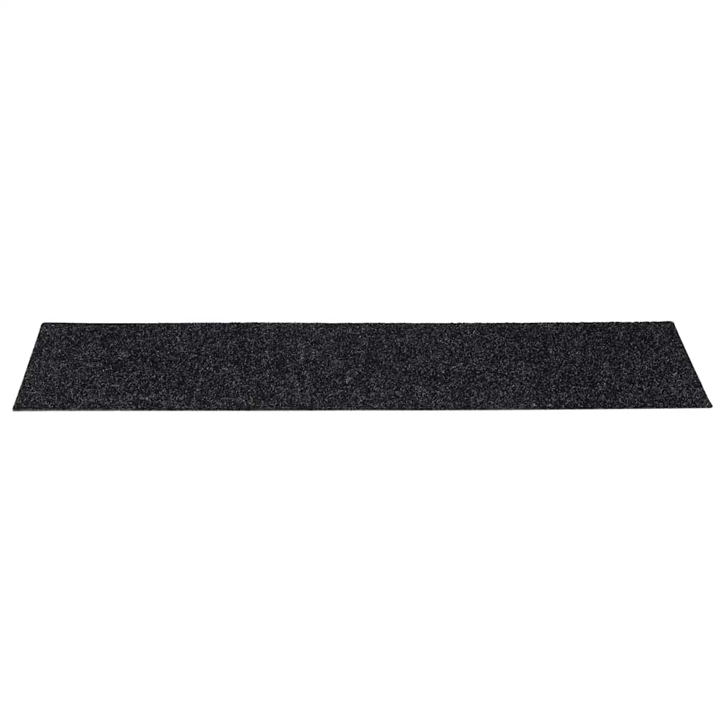 Trapmatten Zelfklevend 30 stuks 76x20 cm Zwart Rechthoekig is nu te koop bij PeponiXL, paradijselijk wonen!
