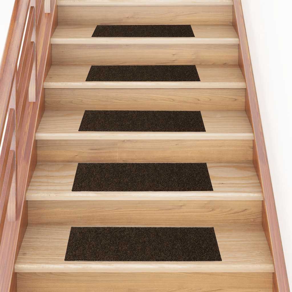 Trapmatten zelfklevend 30 stuks 76x20 cm bruin rechthoekig is nu te koop bij PeponiXL, paradijselijk wonen!
