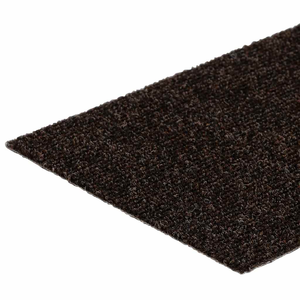 Trapmatten Zelfklevend 30 stuks 76x20 cm Donkerbruin Rechthoekig is nu te koop bij PeponiXL, paradijselijk wonen!
