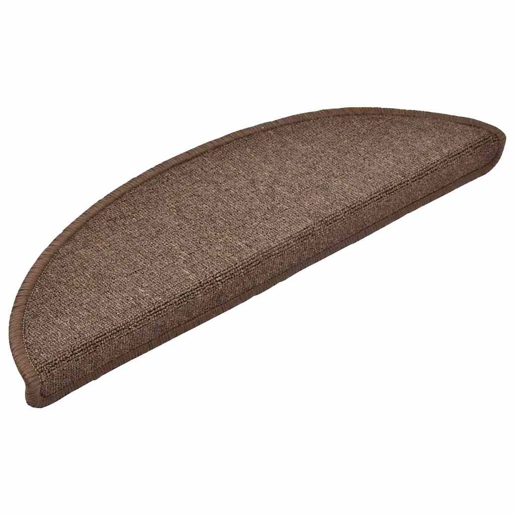 Trapmatten 30 st 56x17x3 cm Koffiebruin Halfrond is nu te koop bij PeponiXL, paradijselijk wonen!