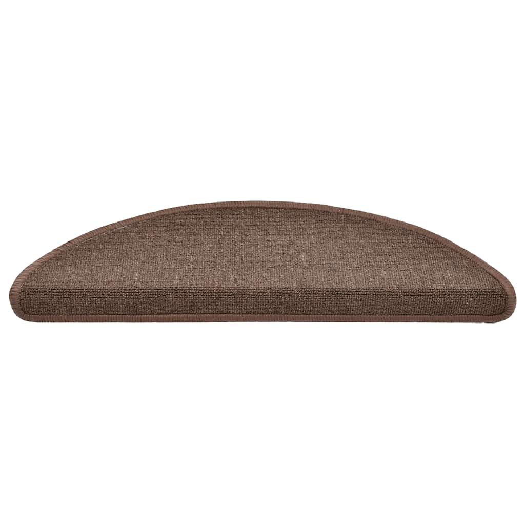 Trapmatten 30 st 56x17x3 cm Koffiebruin Halfrond is nu te koop bij PeponiXL, paradijselijk wonen!