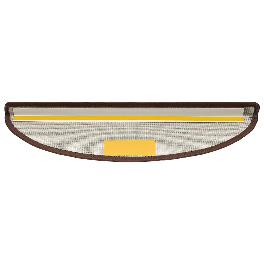 Trapmatten 30 st 56x17x3 cm Koffiebruin Halfrond is nu te koop bij PeponiXL, paradijselijk wonen!