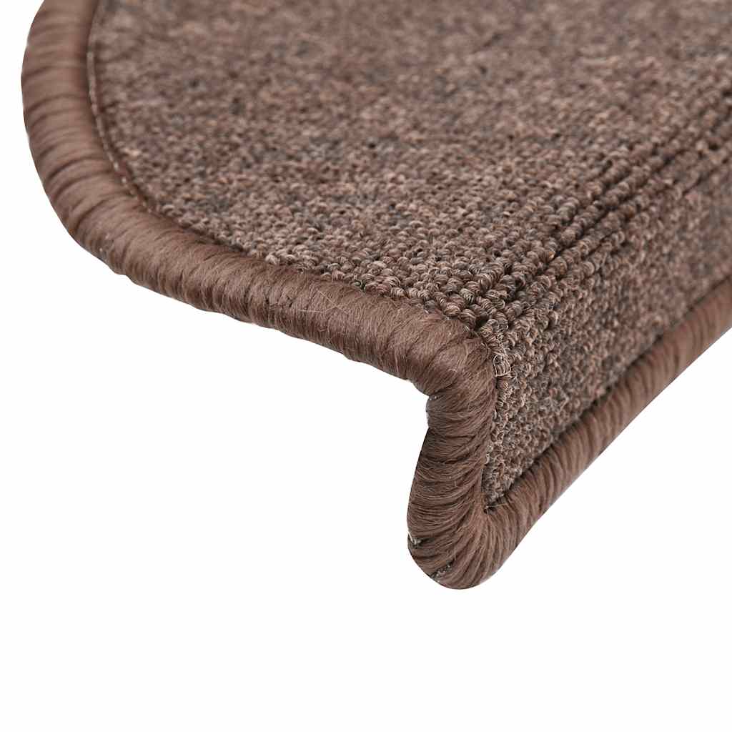 Trapmatten 30 st 56x17x3 cm Koffiebruin Halfrond is nu te koop bij PeponiXL, paradijselijk wonen!