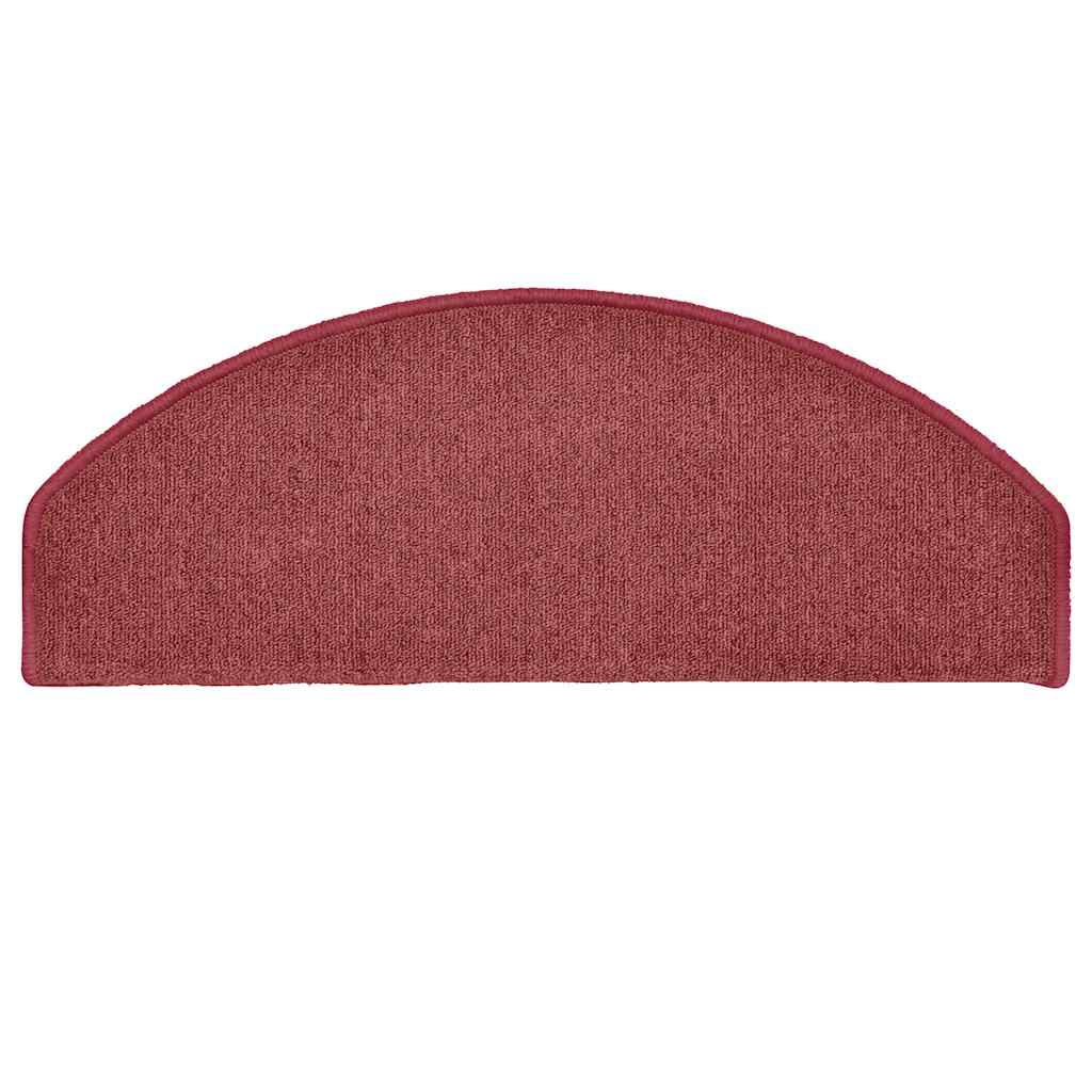 Trapmatten 30 st 65x24x4 cm Bordeaux Halfrond Groot is nu te koop bij PeponiXL, paradijselijk wonen!