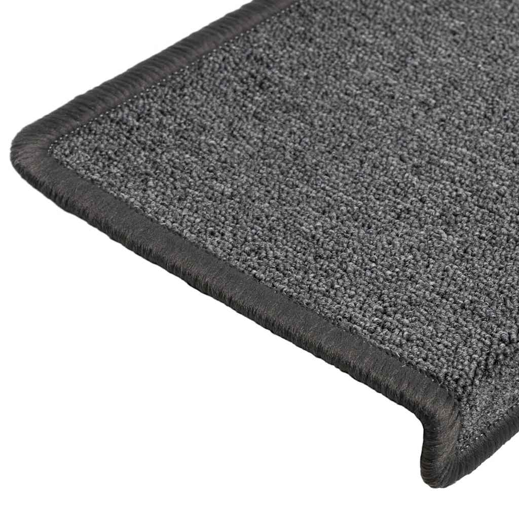 Trapmatten 30 st 65x21x4 cm Donkergrijs Rechthoekige Rand is nu te koop bij PeponiXL, paradijselijk wonen!
