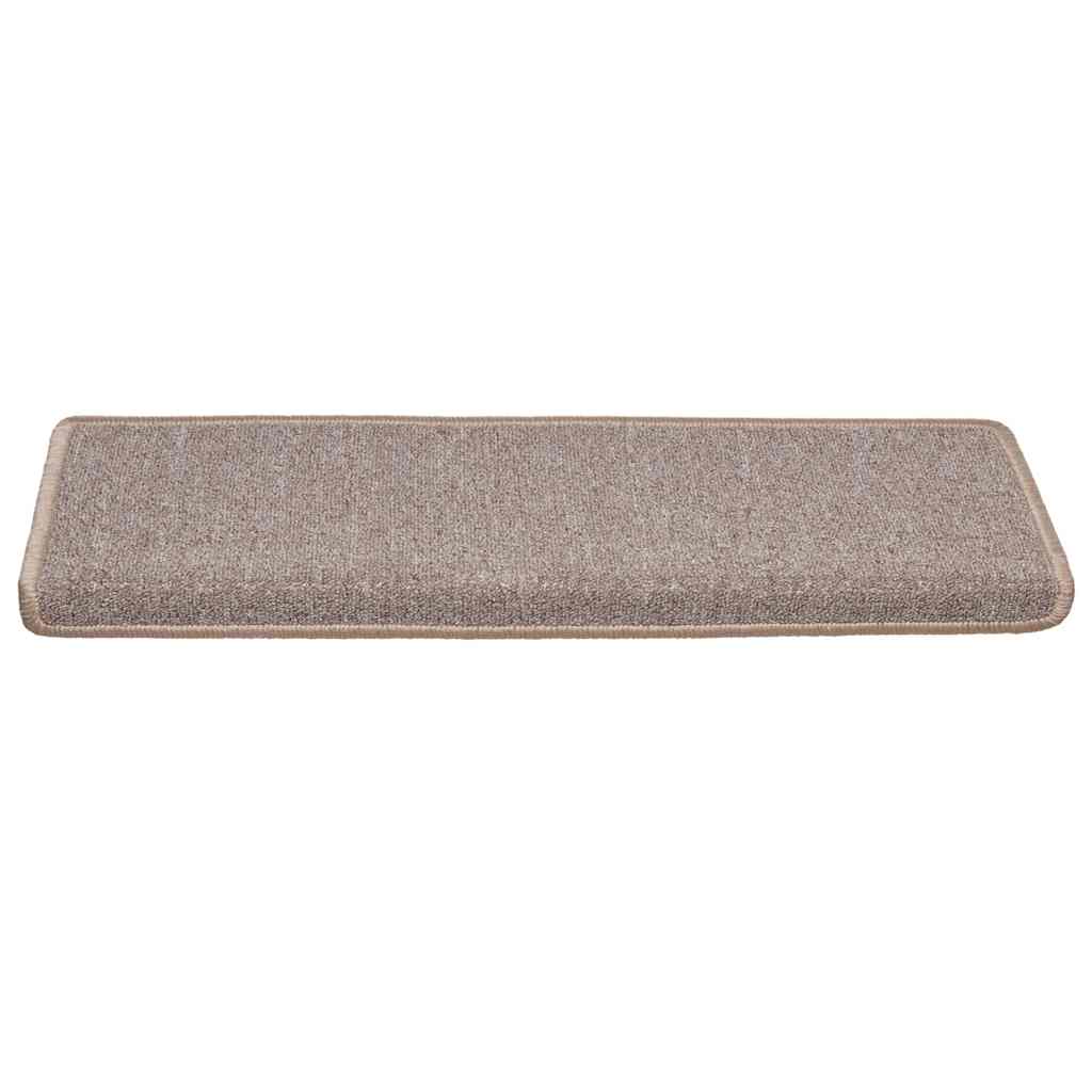 Trapmatten 30 st 65x21x4 cm lichtbruin met rechthoekige rand is nu te koop bij PeponiXL, paradijselijk wonen!