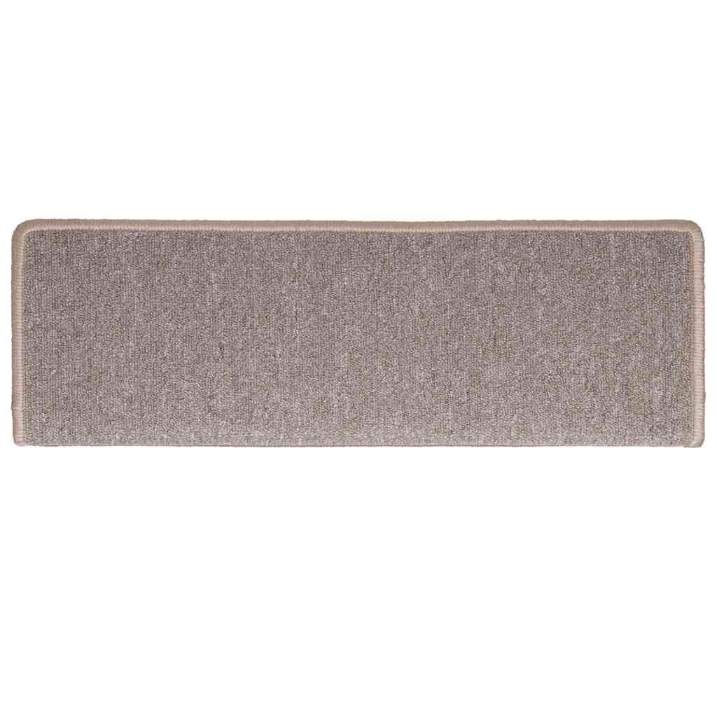 Trapmatten 30 st 65x21x4 cm lichtbruin met rechthoekige rand is nu te koop bij PeponiXL, paradijselijk wonen!