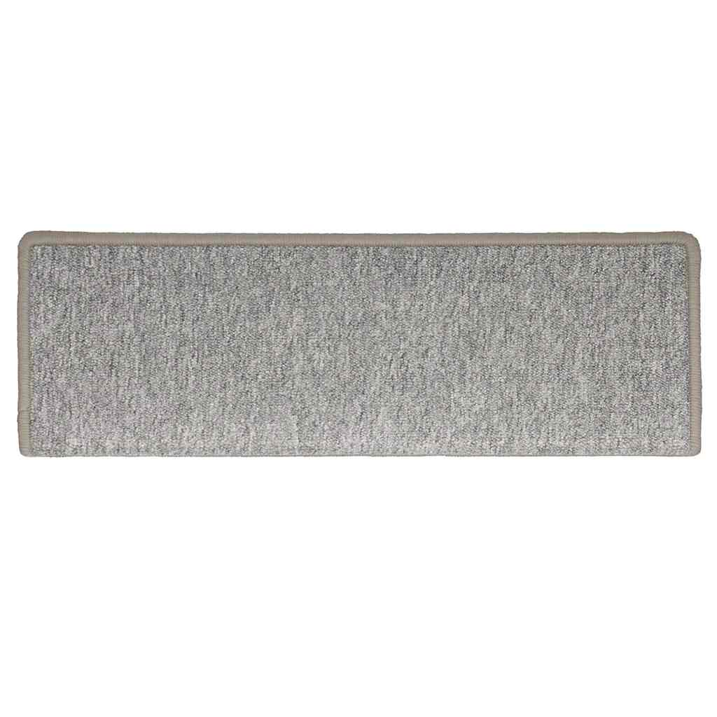 Trapmatten 30 st 65x21x4 cm lichtgrijs met rechthoekige rand is nu te koop bij PeponiXL, paradijselijk wonen!