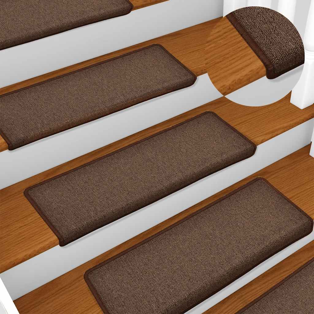 Trapmatten 30 st 65x21x4 cm Koffiebruin Rechthoekige Rand is nu te koop bij PeponiXL, paradijselijk wonen!