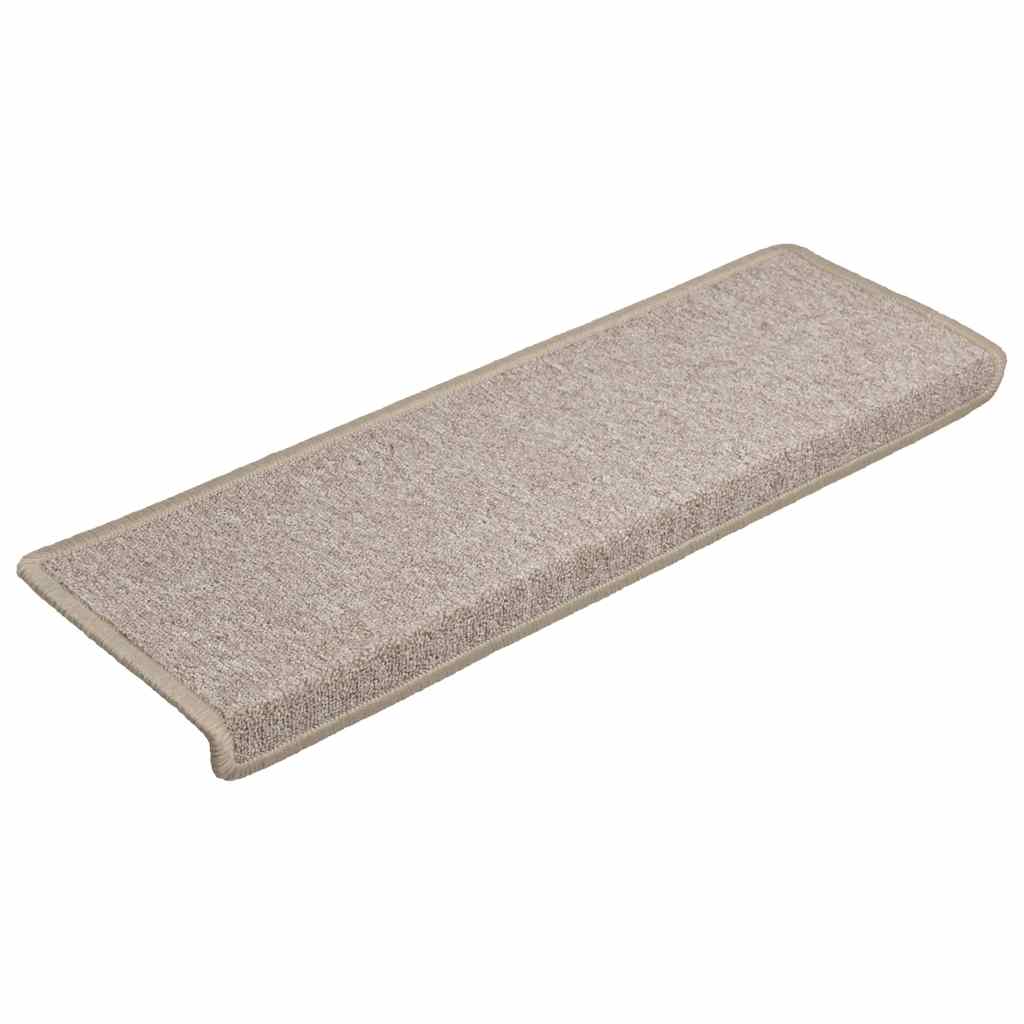 Trapmatten 30 st 65x21x4 cm Taupe Rechthoekige Rand is nu te koop bij PeponiXL, paradijselijk wonen!