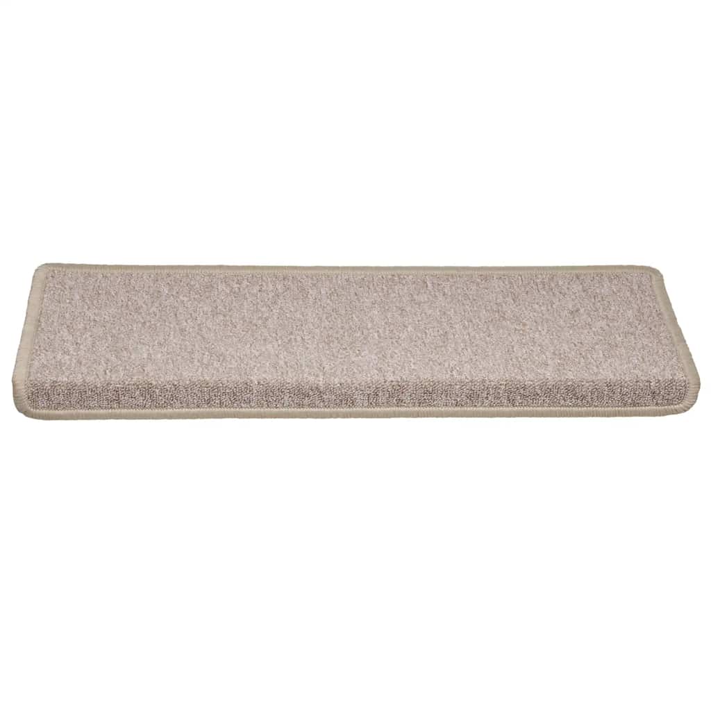 Trapmatten 30 st 65x21x4 cm Taupe Rechthoekige Rand is nu te koop bij PeponiXL, paradijselijk wonen!