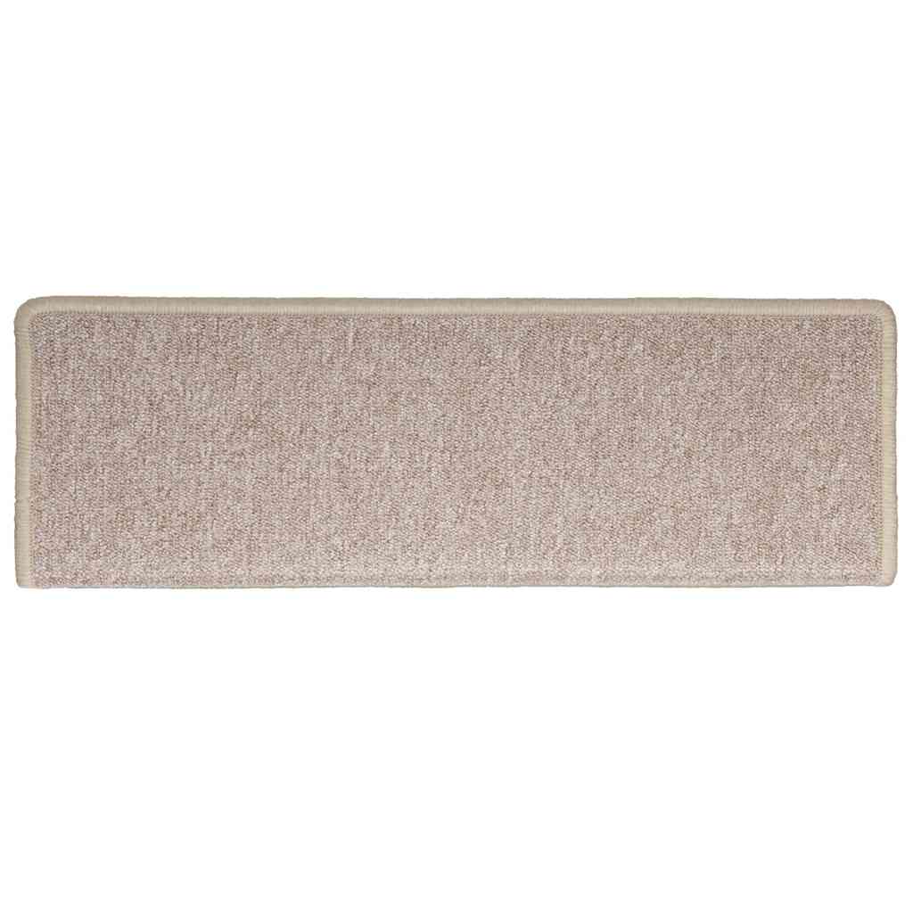 Trapmatten 30 st 65x21x4 cm Taupe Rechthoekige Rand is nu te koop bij PeponiXL, paradijselijk wonen!