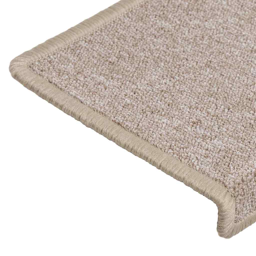 Trapmatten 30 st 65x21x4 cm Taupe Rechthoekige Rand is nu te koop bij PeponiXL, paradijselijk wonen!