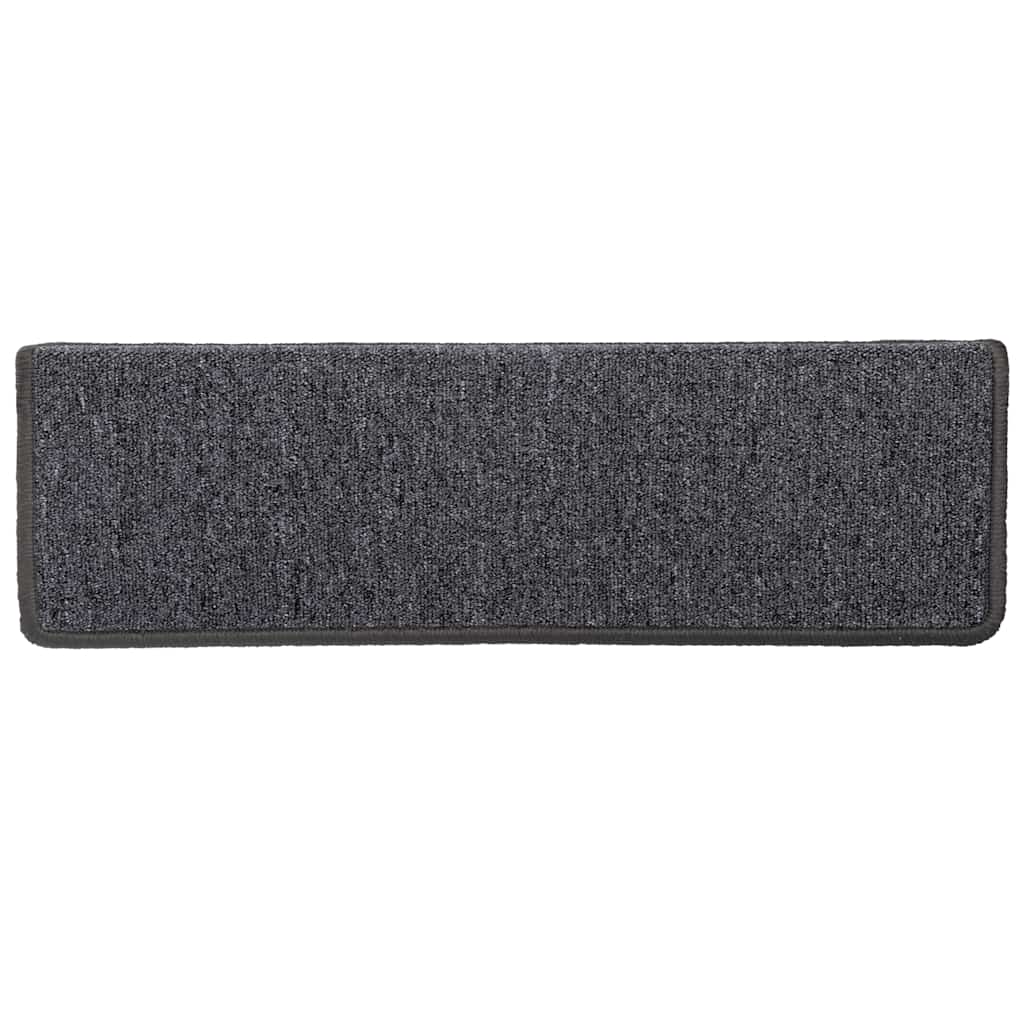 Trapmatten 30 st 65x21x4 cm Donkergrijs Rechthoekige Rand is nu te koop bij PeponiXL, paradijselijk wonen!