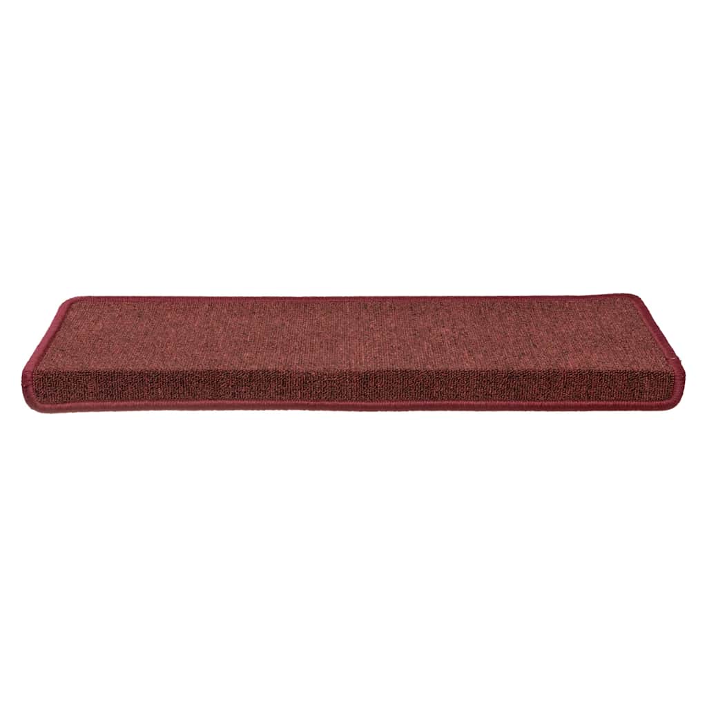 Trapmatten 30 st 65x21x4 cm Bordeaux Rechthoekige Rand is nu te koop bij PeponiXL, paradijselijk wonen!