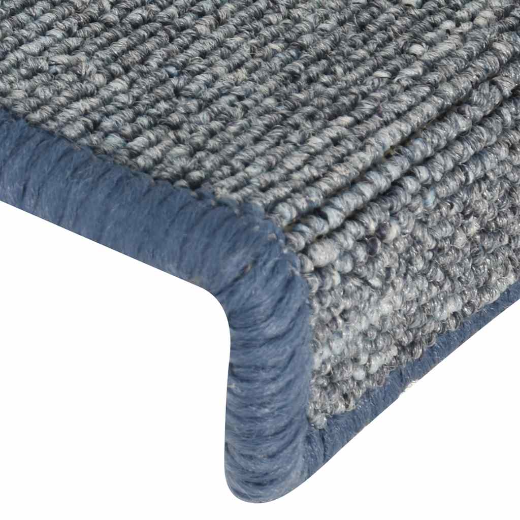Trapmatten 30 st 65x21x4 cm lichtgrijs en blauw met rechthoekige rand is nu te koop bij PeponiXL, paradijselijk wonen!