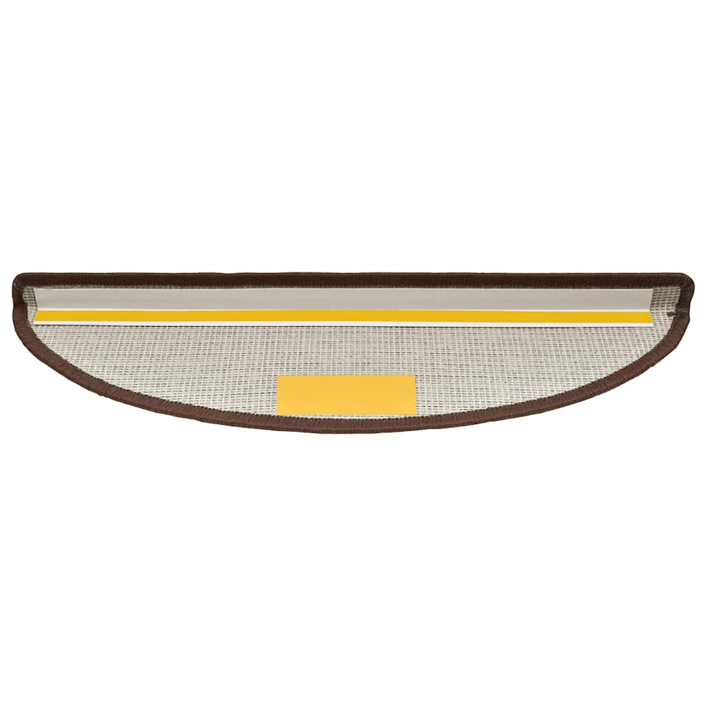 Trapmatten 20 st 56x17x3 cm Koffiebruin Halfrond is nu te koop bij PeponiXL, paradijselijk wonen!