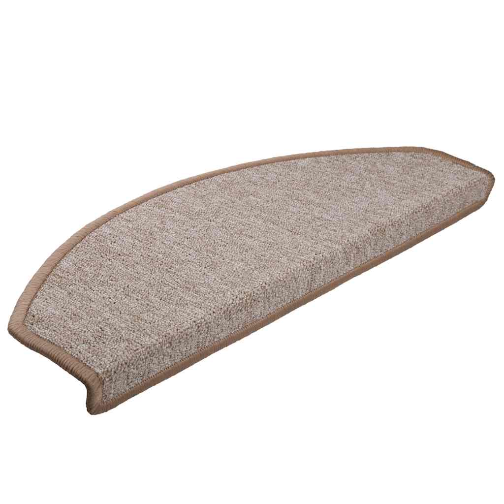 Trapmatten 20 st 65x24x4 cm lichtbruin halfrond groot