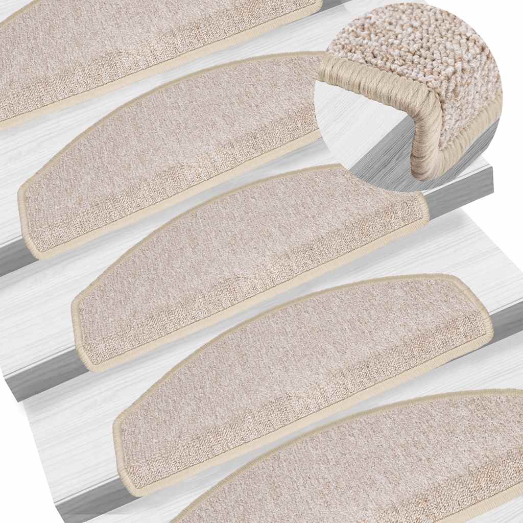 Trapmatten 20 stuks 65x24x4 cm Taupe Halfrond Groot is nu te koop bij PeponiXL, paradijselijk wonen!