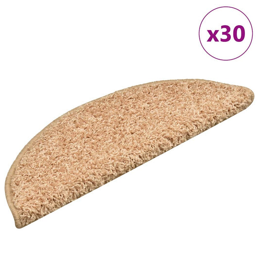 Trapmatten 30 stuks 56x17x3 cm Goud Halfrond is nu te koop bij PeponiXL, paradijselijk wonen!