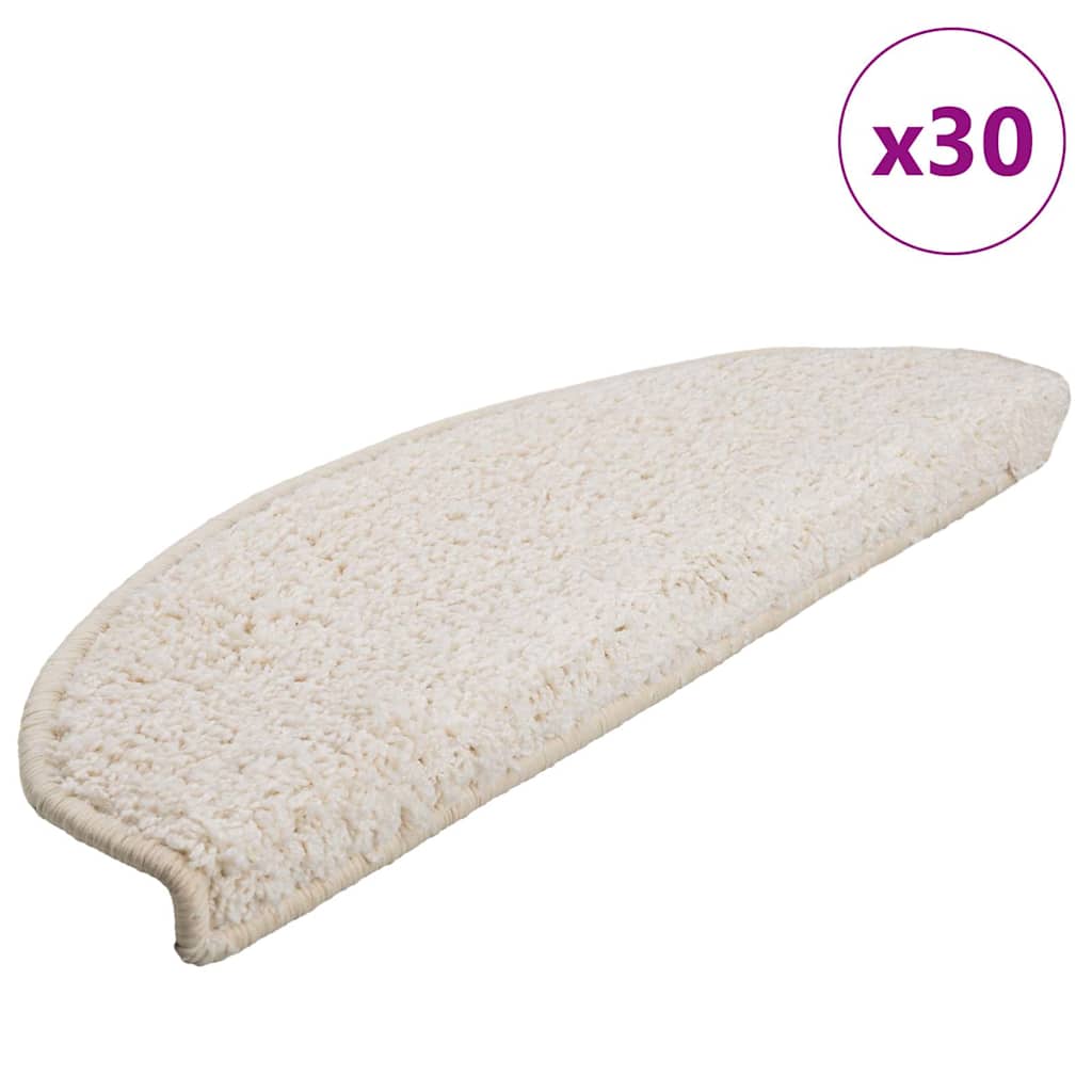 Trapmatten 30 stuks 65x21x4 cm Wit Halfrond Groot is nu te koop bij PeponiXL, paradijselijk wonen!