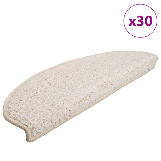 Trapmatten 30 stuks 65x21x4 cm Wit Halfrond Groot is nu te koop bij PeponiXL, paradijselijk wonen!