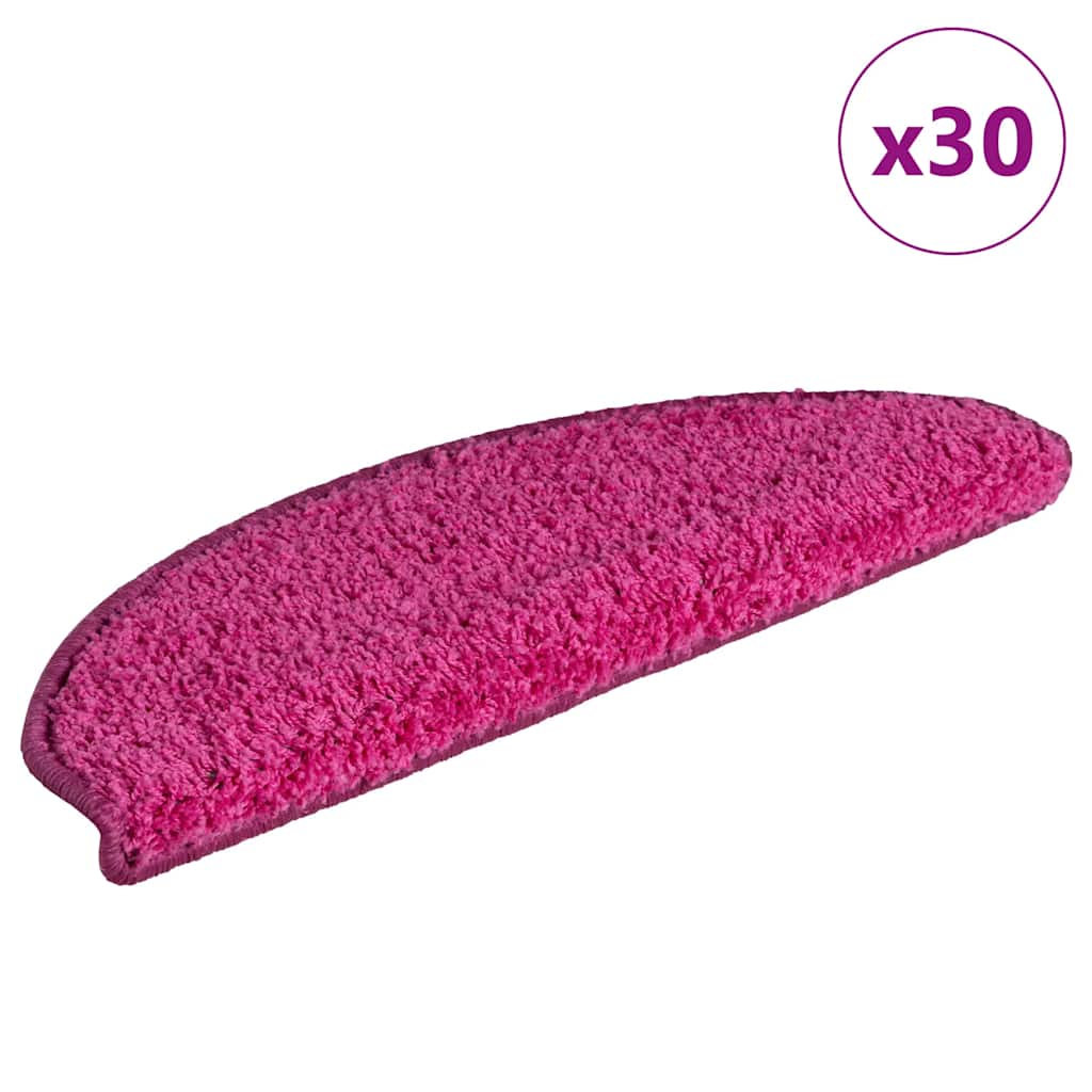 Trapmatten 30 stuks 65x21x4 cm Roze Halfrond Groot is nu te koop bij PeponiXL, paradijselijk wonen!