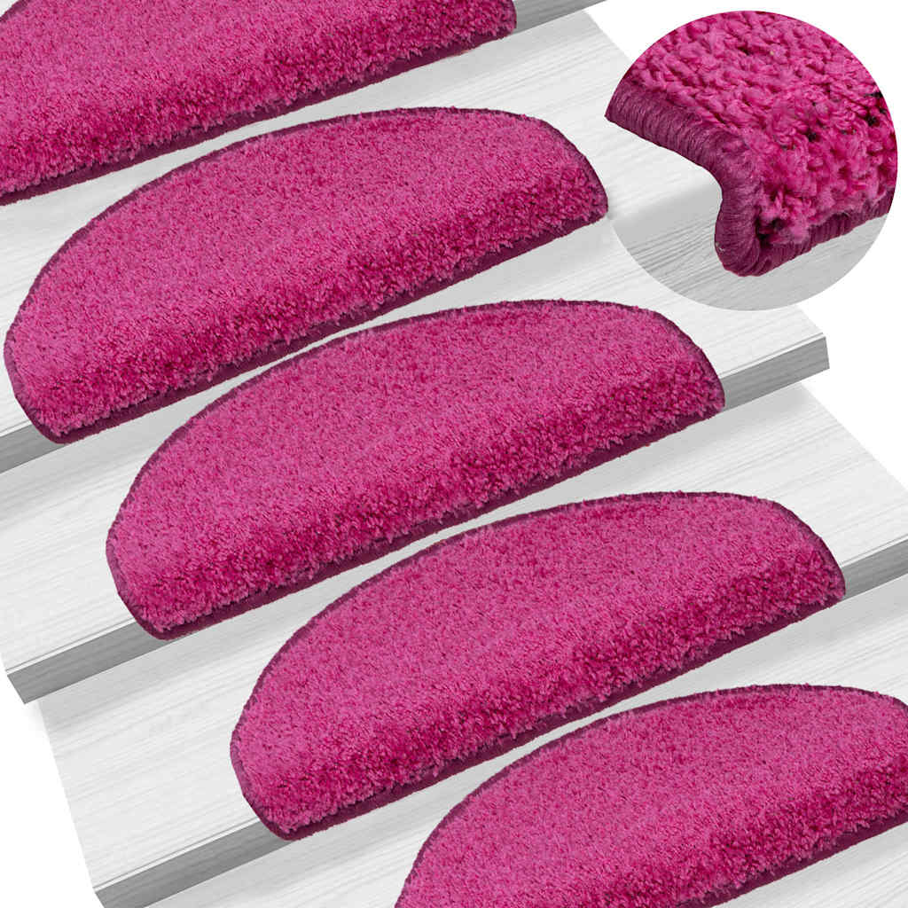 Trapmatten 30 stuks 65x21x4 cm Roze Halfrond Groot is nu te koop bij PeponiXL, paradijselijk wonen!