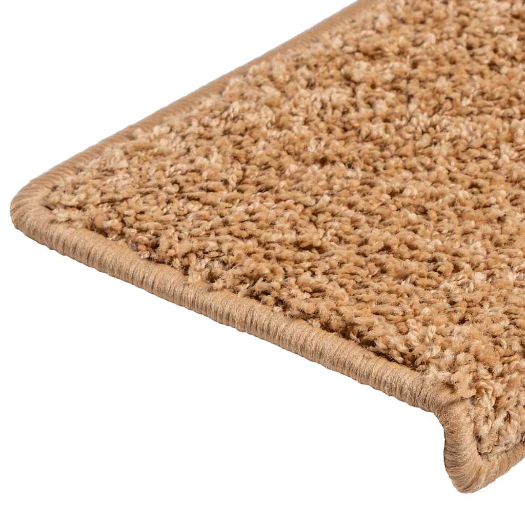 Trapmatten 30 st 65x21x4 cm beige rechthoekige rand is nu te koop bij PeponiXL, paradijselijk wonen!