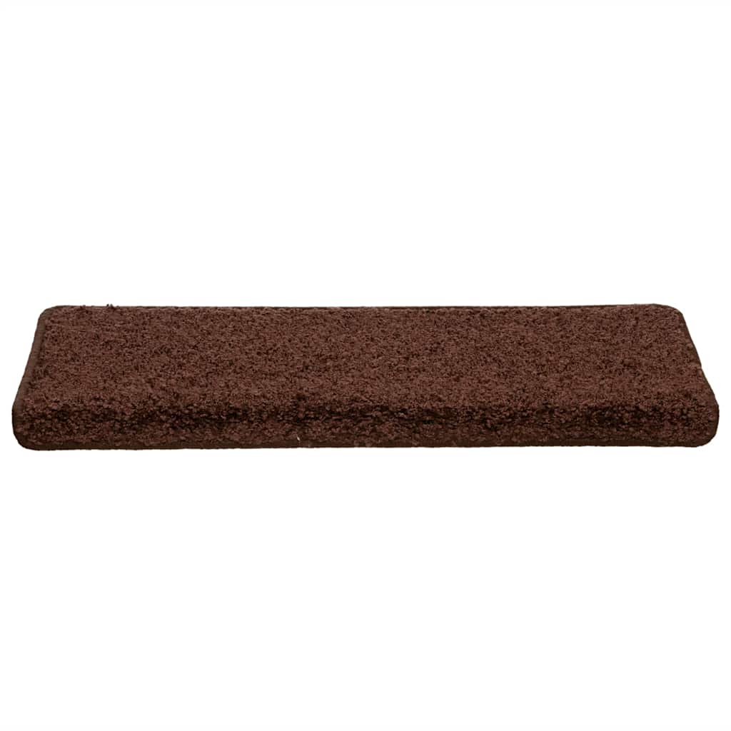 Trapmatten 30 st 65x21x4 cm Bruin Rechthoekige Rand is nu te koop bij PeponiXL, paradijselijk wonen!