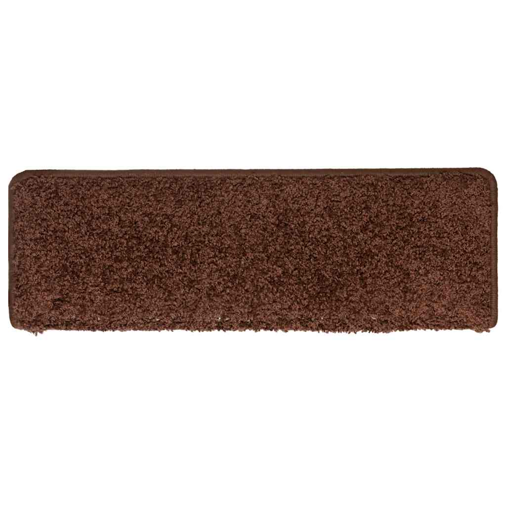 Trapmatten 30 st 65x21x4 cm Bruin Rechthoekige Rand is nu te koop bij PeponiXL, paradijselijk wonen!