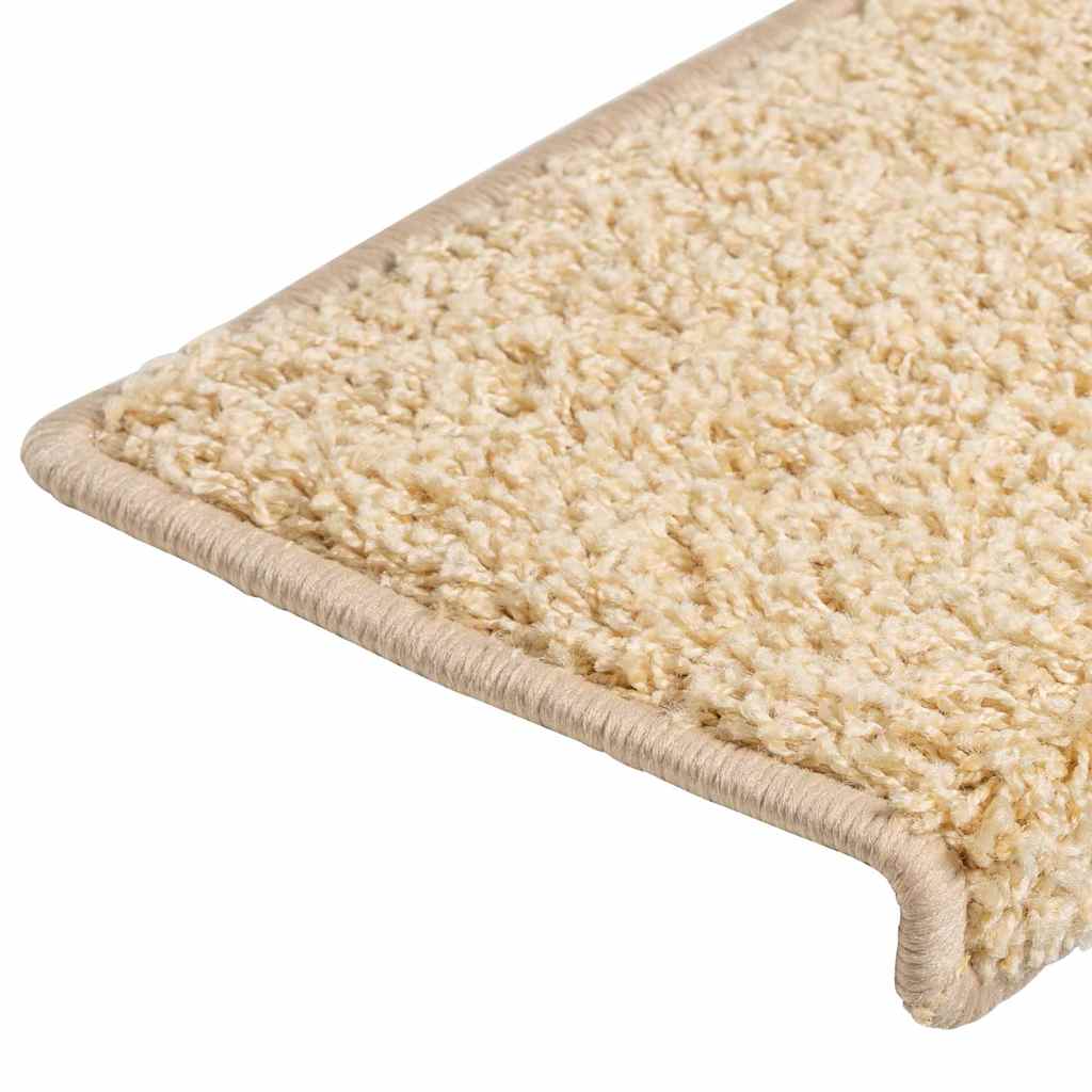 Trapmatten 30 st 65x21x4 cm crème met rechthoekige rand is nu te koop bij PeponiXL, paradijselijk wonen!