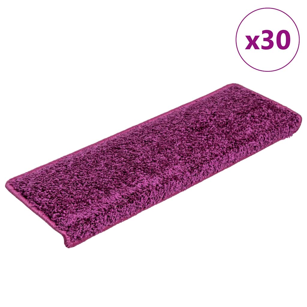 Trapmatten 30 st 65x21x4 cm Violet Rechthoekige Rand is nu te koop bij PeponiXL, paradijselijk wonen!