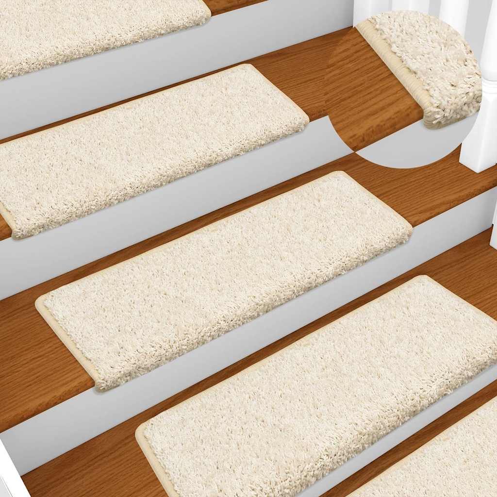 Trapmatten 30 st 65x21x4 cm Wit Rechthoekige Rand is nu te koop bij PeponiXL, paradijselijk wonen!