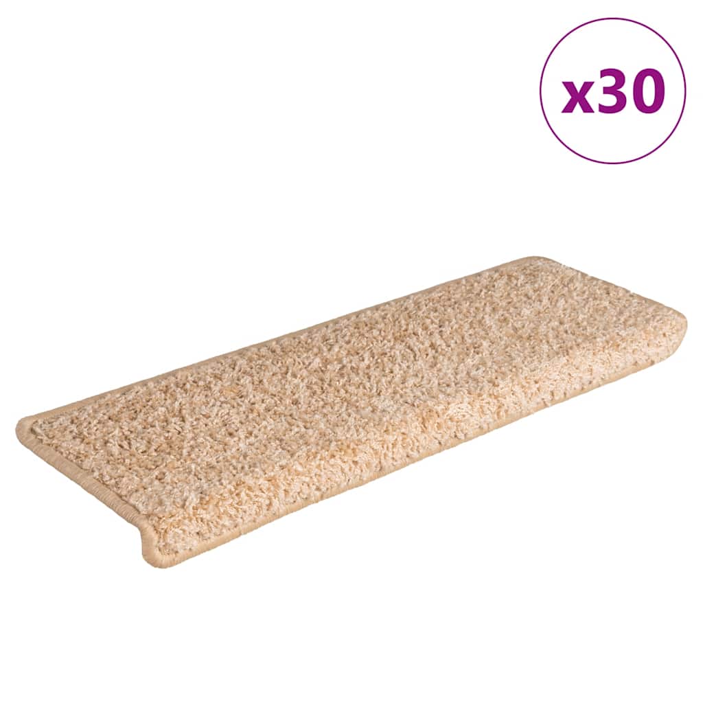Trapmatten 30 st 65x21x4 cm Goud Rechthoekige Rand is nu te koop bij PeponiXL, paradijselijk wonen!