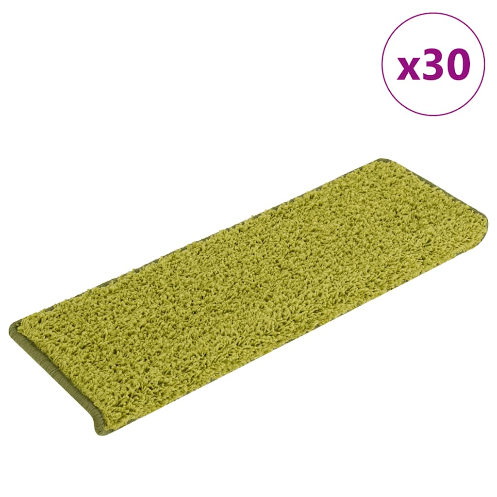 Trapmatten 30 st 65x21x4 cm Groen Rechthoekige Rand is nu te koop bij PeponiXL, paradijselijk wonen!