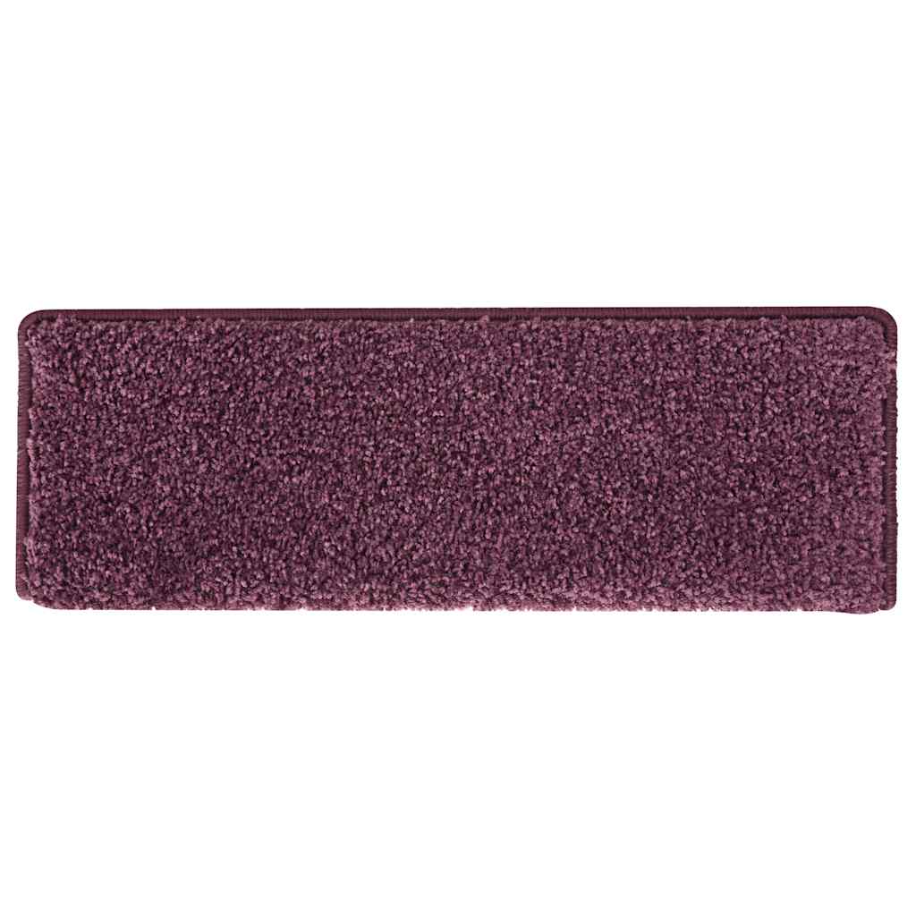 Trapmatten 30 st 65x21x4 cm Donkerpaars Rechthoekige Rand is nu te koop bij PeponiXL, paradijselijk wonen!