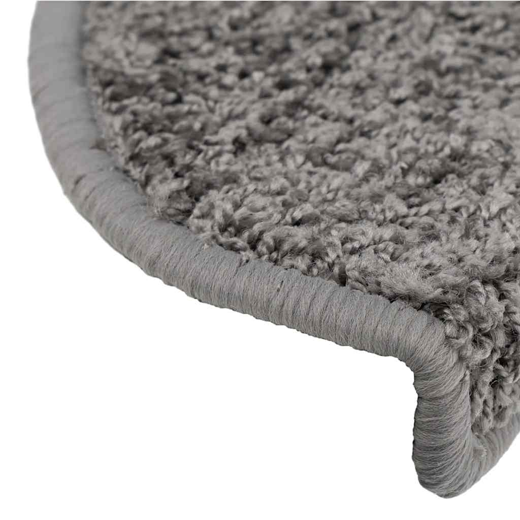 Trapmatten 20 st 65x21x4 cm Grijs Halfrond Groot is nu te koop bij PeponiXL, paradijselijk wonen!