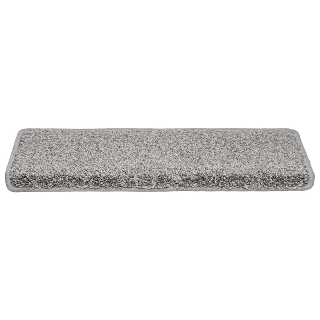 Trapmatten 20 stuks 65x21x4 cm Grijs Rechthoekige Rand is nu te koop bij PeponiXL, paradijselijk wonen!