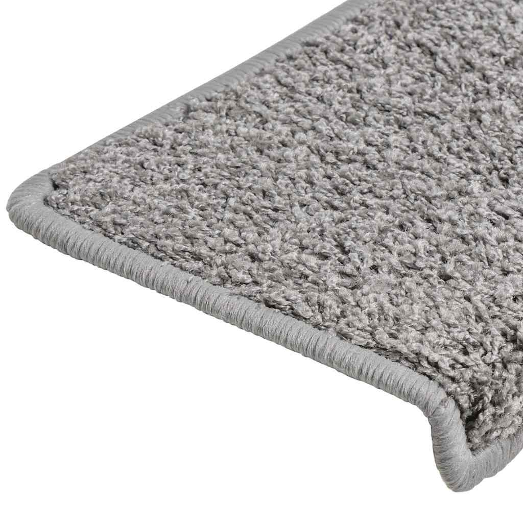 Trapmatten 20 stuks 65x21x4 cm Grijs Rechthoekige Rand is nu te koop bij PeponiXL, paradijselijk wonen!
