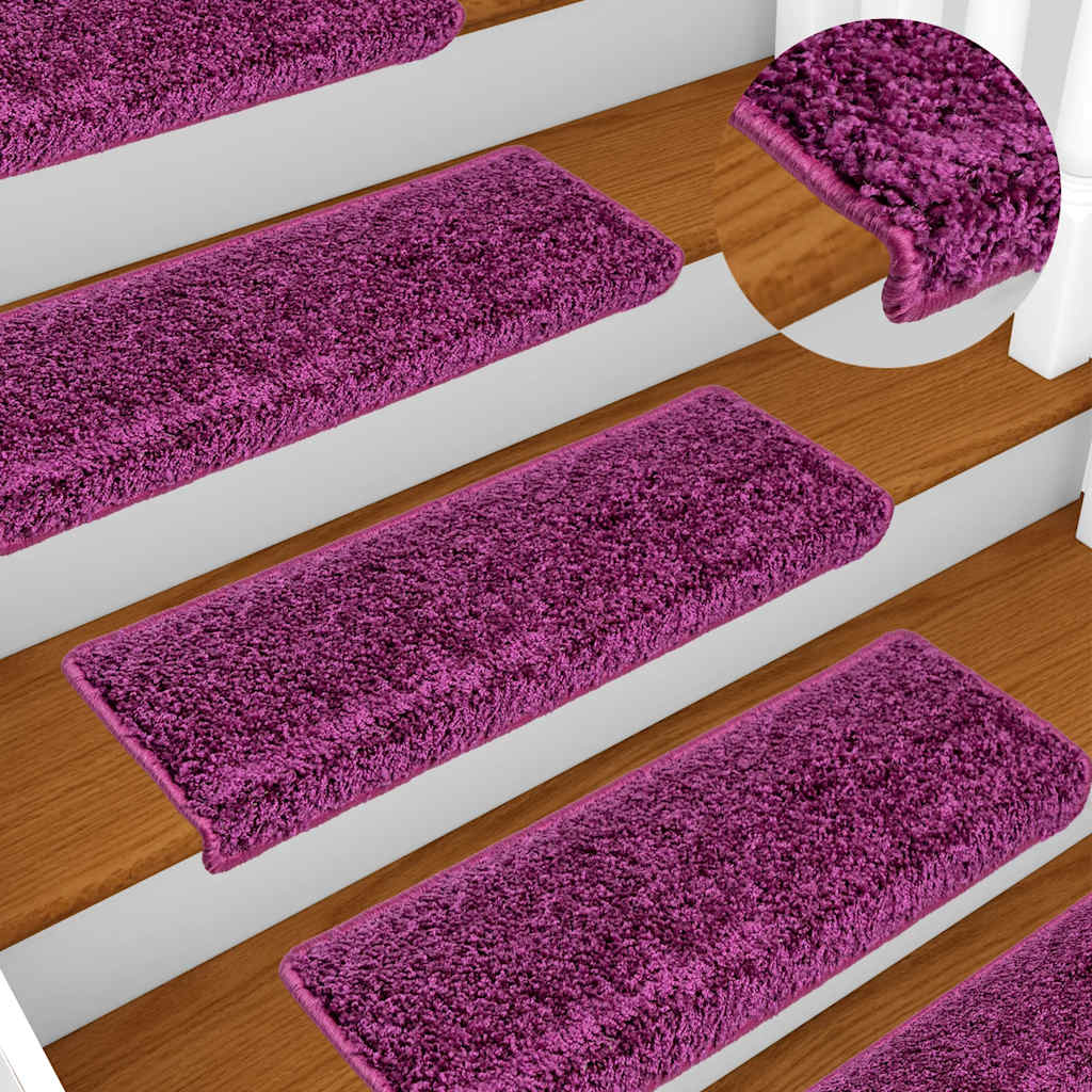 Trapmatten 20 st 65x21x4 cm Violet Rechthoekige Rand is nu te koop bij PeponiXL, paradijselijk wonen!